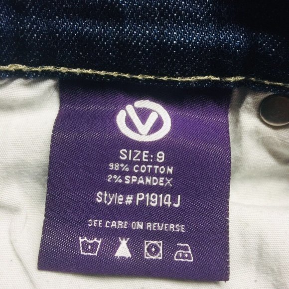 Vigoss Bootcut Jeans Dark Stretch Flap Pockets 9 x 31 - Picture 4 of 10